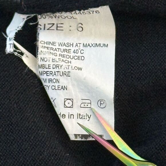 Balenciaga Knitwear Wool Quarter Button Collared Sweater - EU 36 / US S - Picture 7 of 11